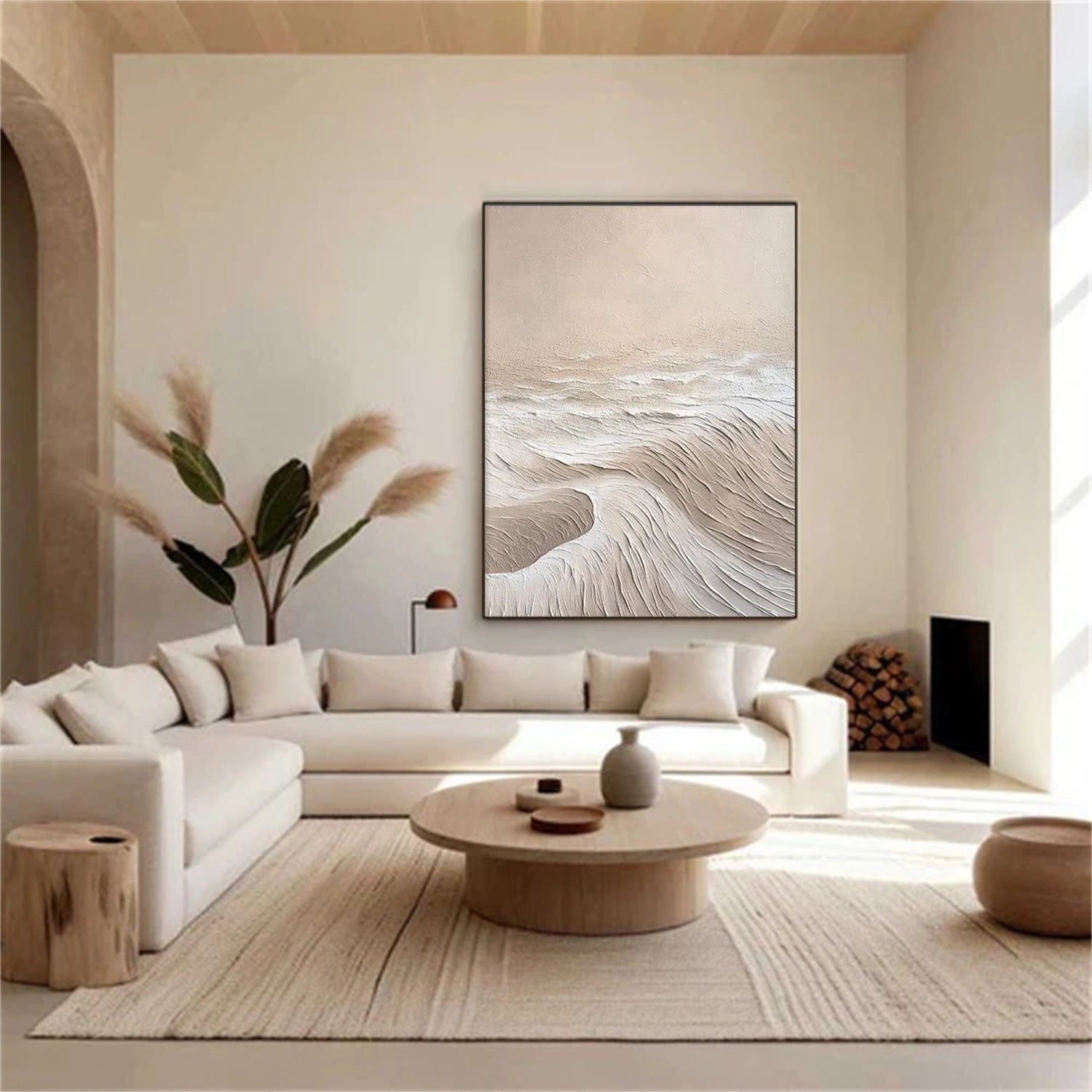 Minimalist Textured Canvas Art #WM128