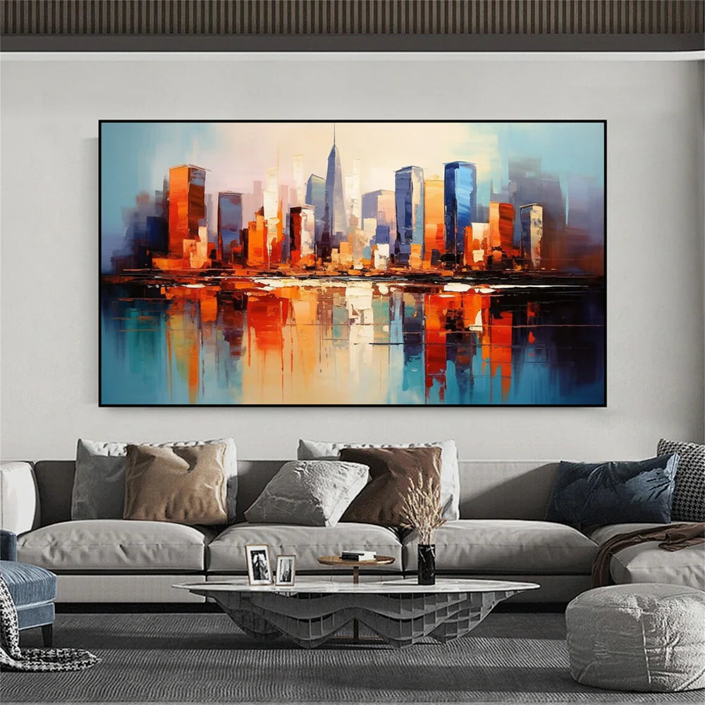 Abstract Urban Landscape Painting #UL013