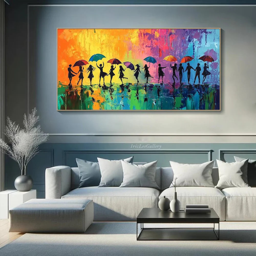 Colorful Abstract Portrait Wall Art # LA015