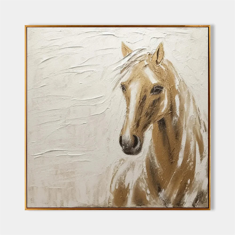 Abstract Animal Horse Canvas Art #DW006