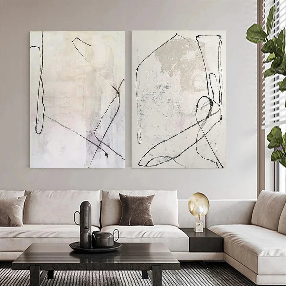 Wabi Sabi Wall Art Set of 2 #VS017