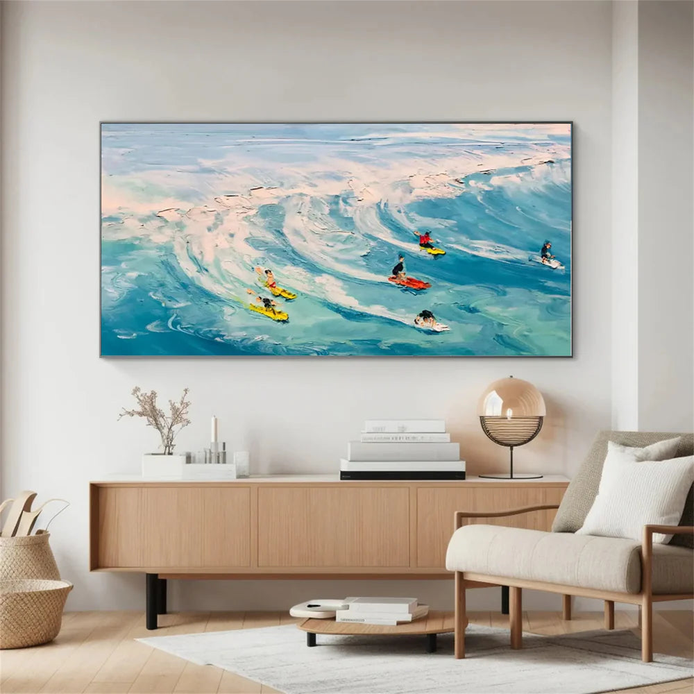 Surfing Sport Canvas Painting #PB028