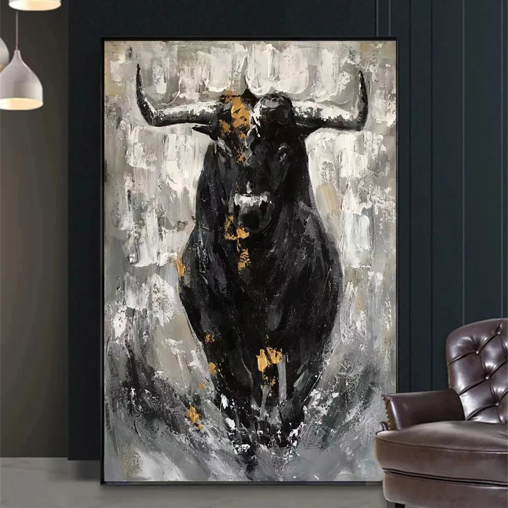 Abstract Animal Canvas Art #DW040