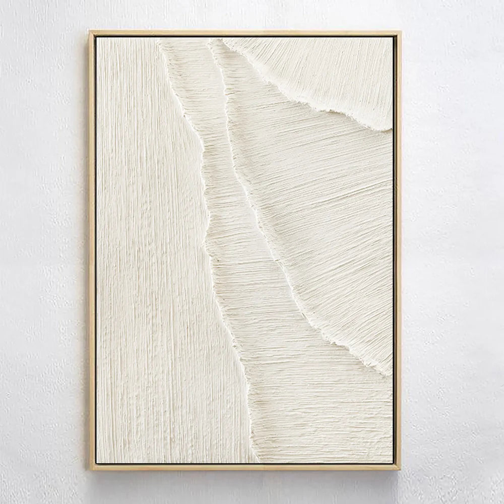 Beige Minimalist Textured Wall Art #WM006