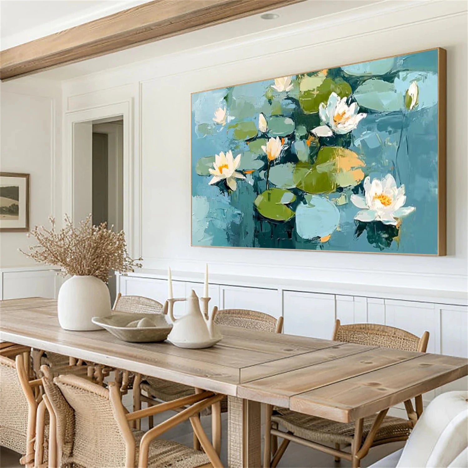 Abstract Flower And Tree Canvas Art #MF140