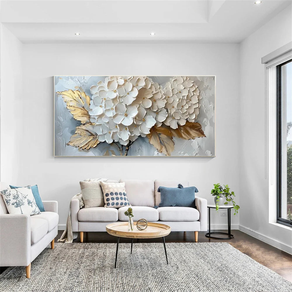 Abstract Flower And Tree Textured Canvas Art #MF004