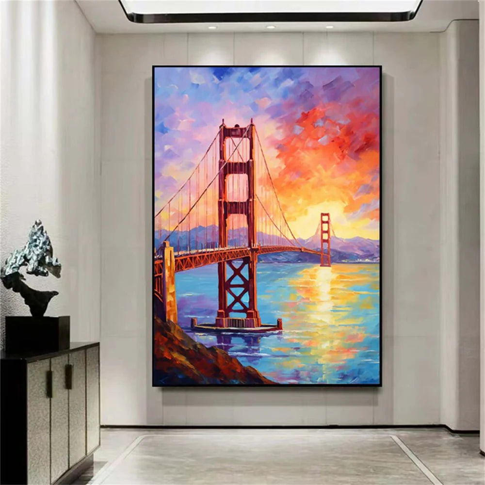 Abstract Urban Landscape Painting #UL007