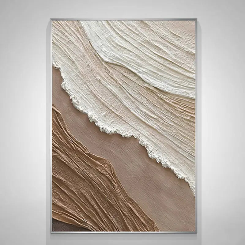 Minimalist Ocean And Sky Textured Canvas Art #OC025