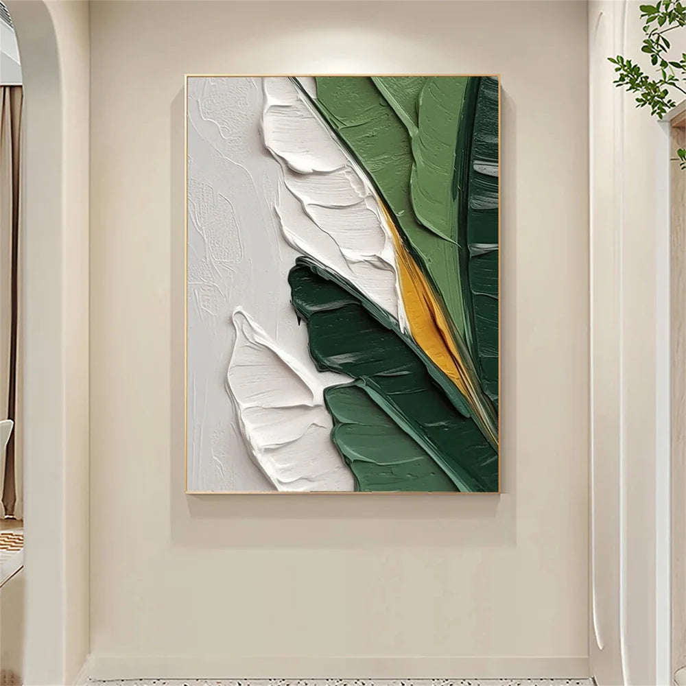 Abstract Flower And Tree Textured Canvas Art Set of 2 #MF045