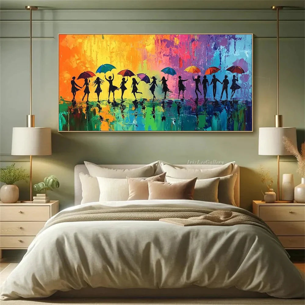 Colorful Abstract Portrait Wall Art # LA015
