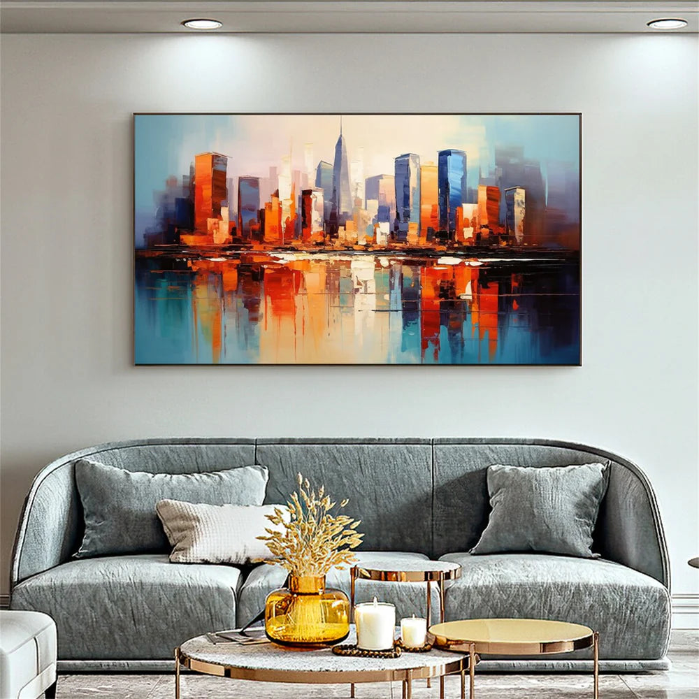 Abstract Urban Landscape Painting #UL013