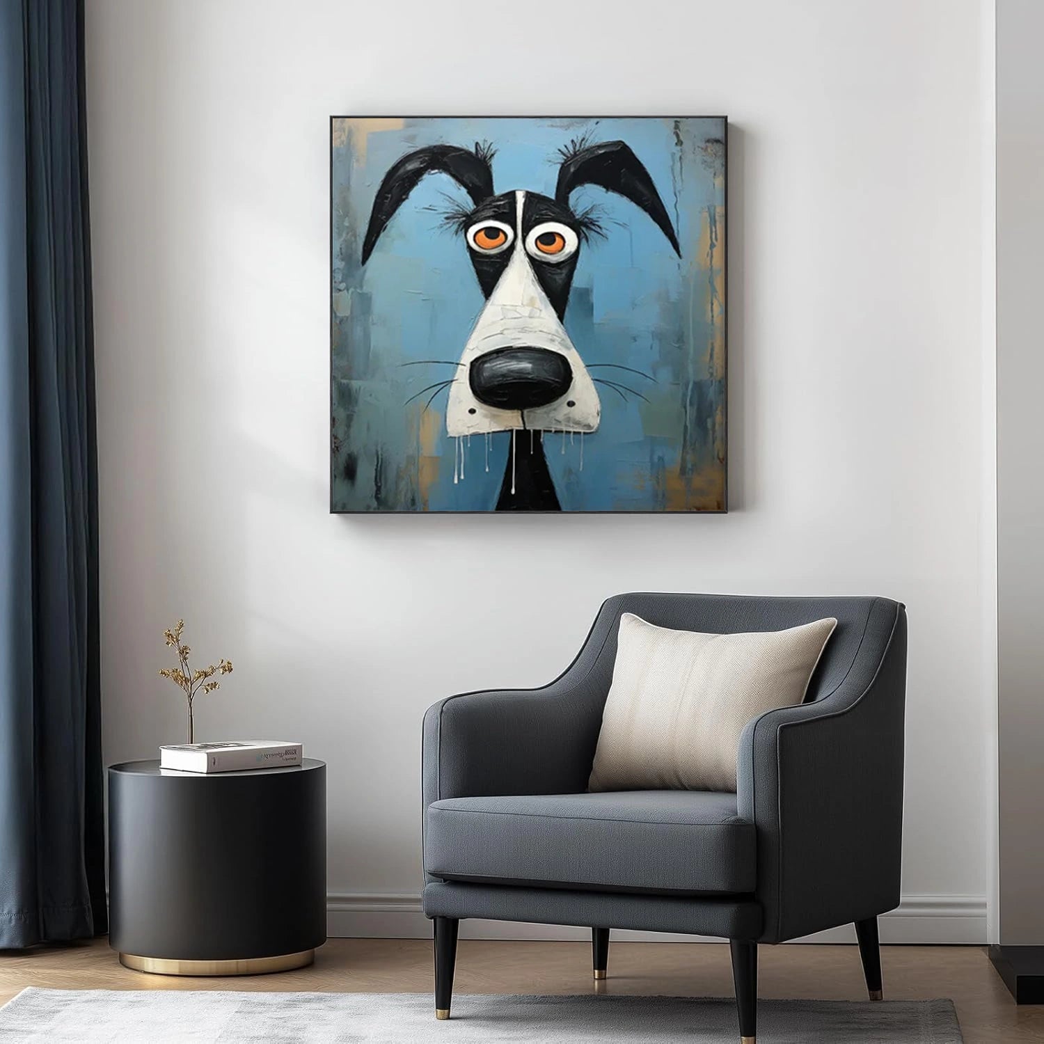 Abstract Animal Canvas Art #DW093