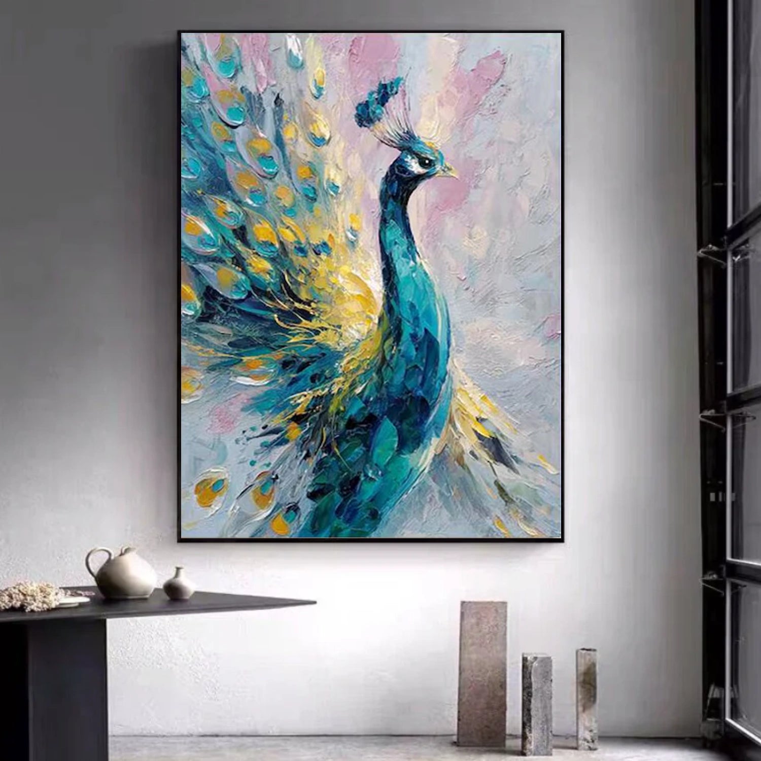 Abstract Animal Textured Canvas Art #DW114