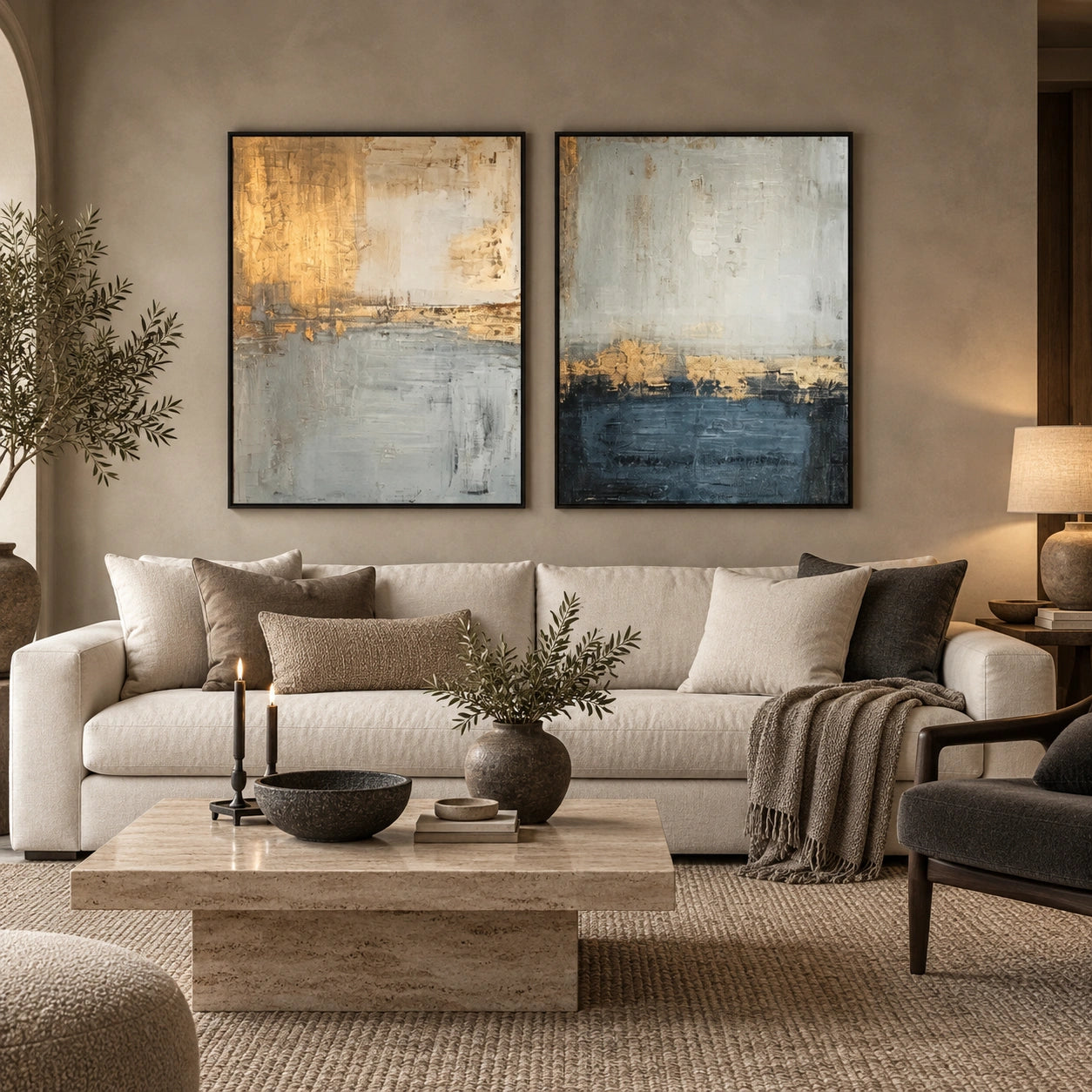 Abstract Wall Art Set of 2 #VA338