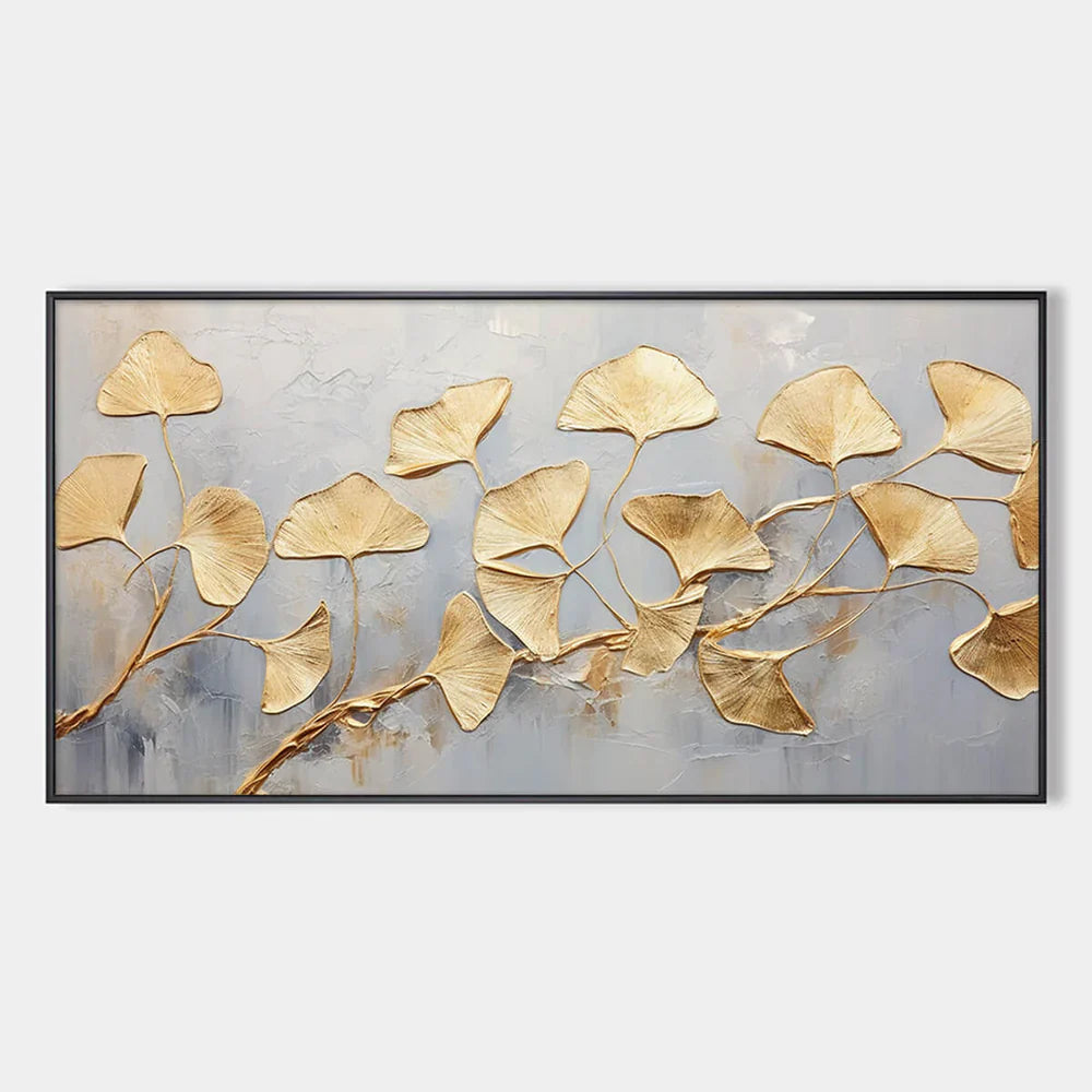Abstract Flower And Tree Textured Canvas Art #MF002
