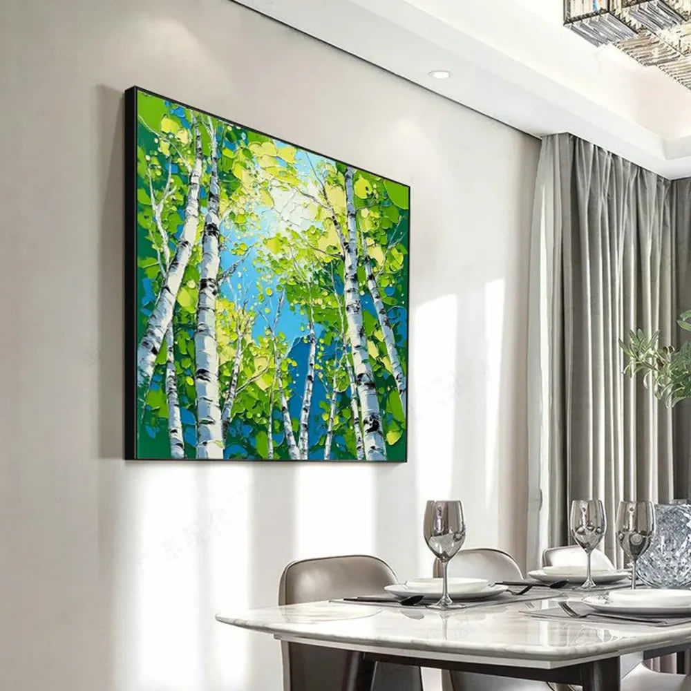 Abstract Flower And Tree Canvas Art #MF044