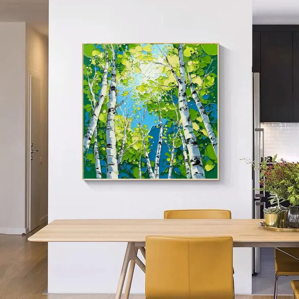 Abstract Flower And Tree Canvas Art #MF044