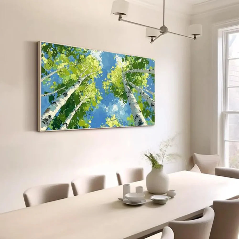 Abstract Flower And Tree Canvas Art #MF043