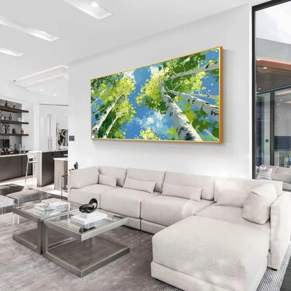 Abstract Flower And Tree Canvas Art #MF043