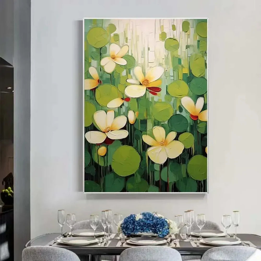 Abstract Flower And Tree Canvas Art #MF048