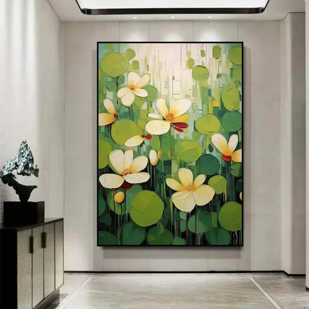 Abstract Flower And Tree Canvas Art #MF048