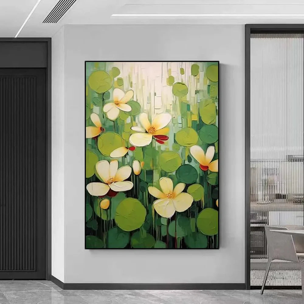 Abstract Flower And Tree Canvas Art #MF048