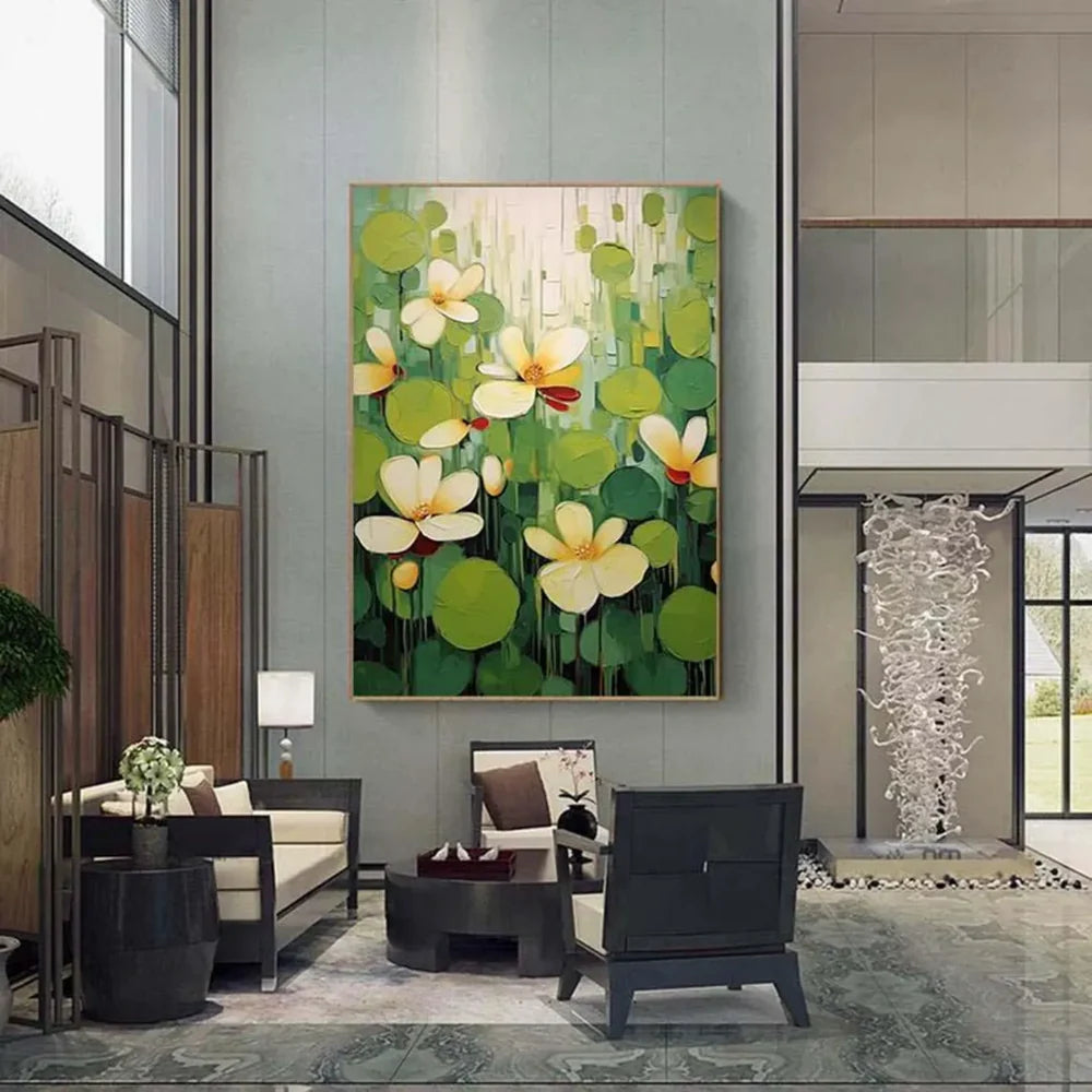 Abstract Flower And Tree Canvas Art #MF048