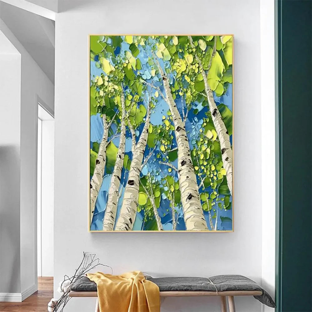 Abstract Flower And Tree Canvas Art #MF042
