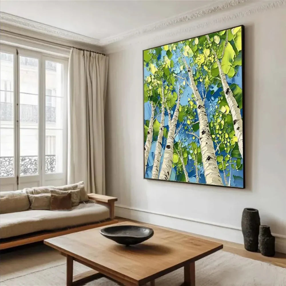 Abstract Flower And Tree Canvas Art #MF042