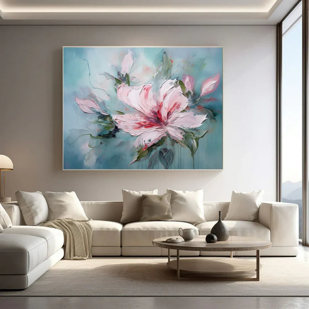 Abstract Flower And Tree Canvas Art #MF060