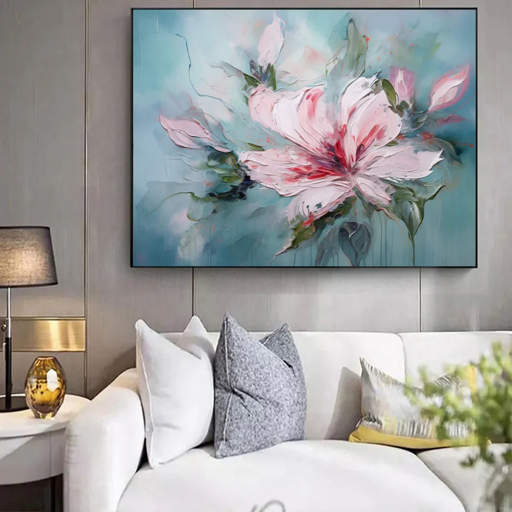 Abstract Flower And Tree Canvas Art #MF060