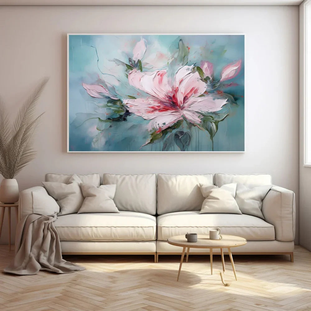 Abstract Flower And Tree Canvas Art #MF060