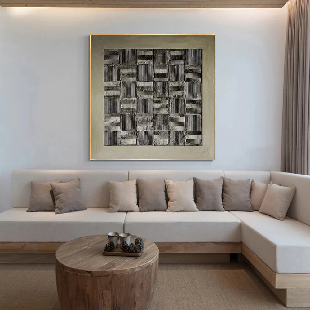 Wabi Sabi Textured Wall Art #VS070