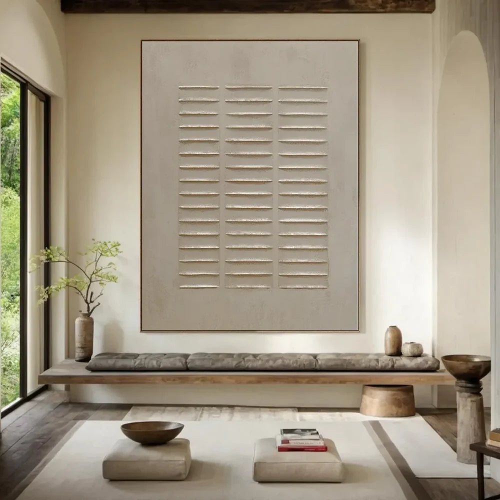 Wabi Sabi Textured Wall Art #VS068