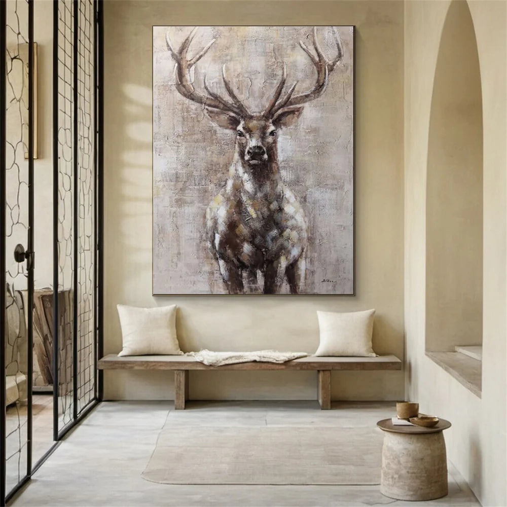 Abstract Animal Canvas Art #DW001