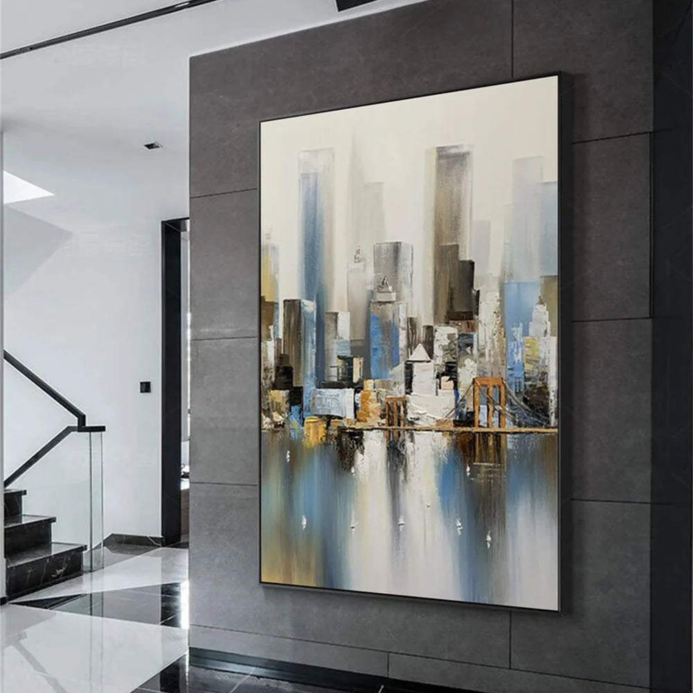 Abstract Urban Landscape Painting #UL004