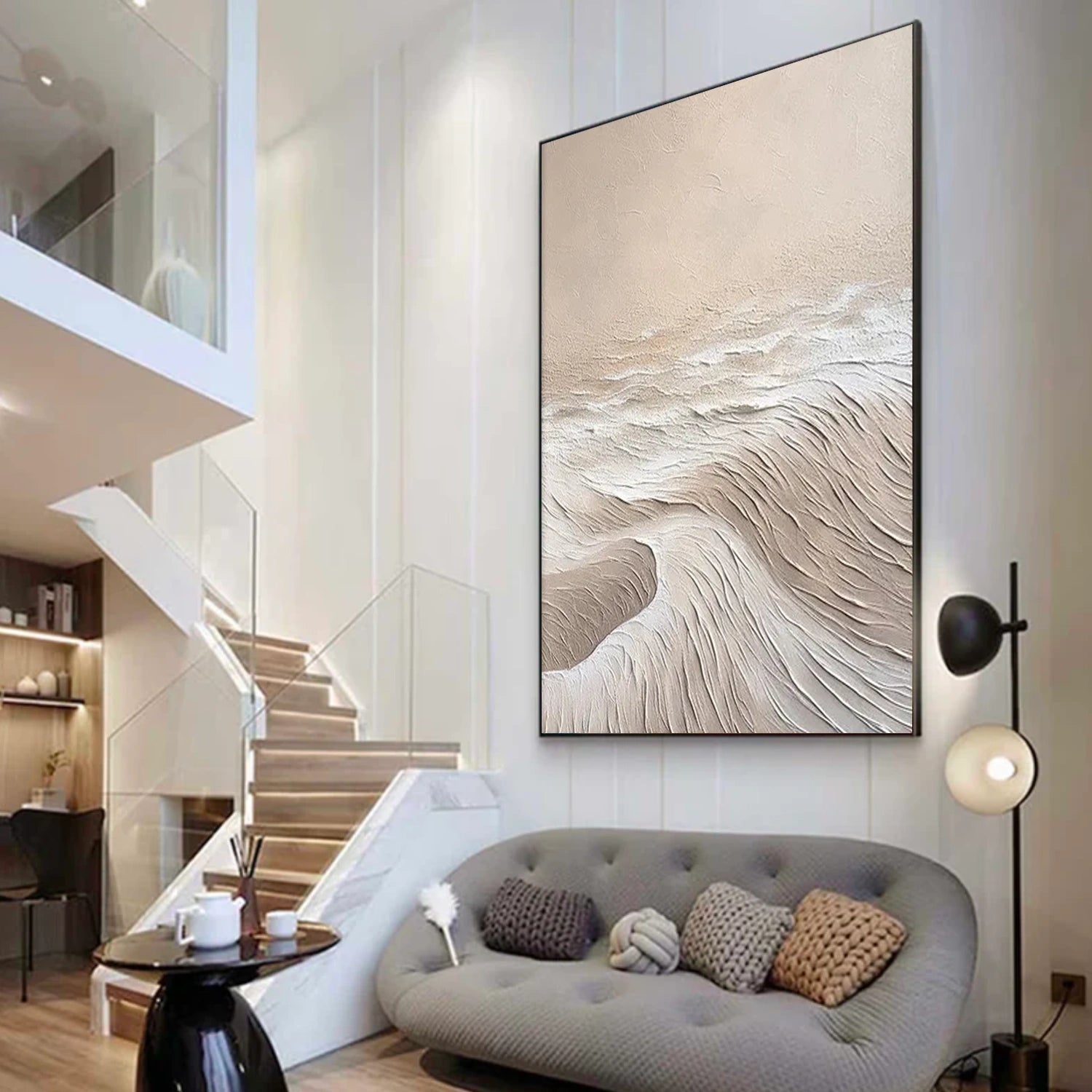 Minimalist Textured Canvas Art #WM128