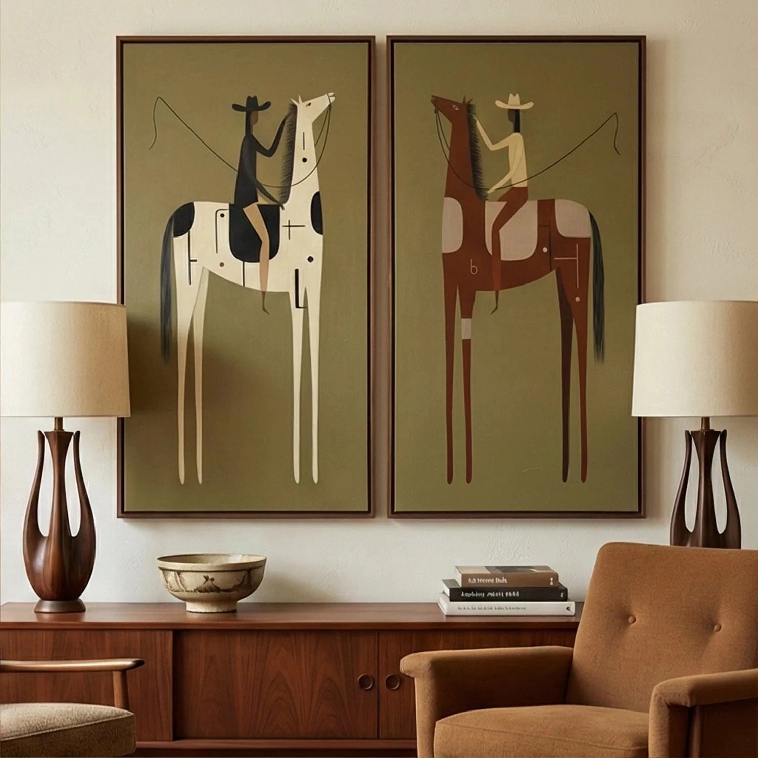 Americana Wall Art Set of 2 #AM014
