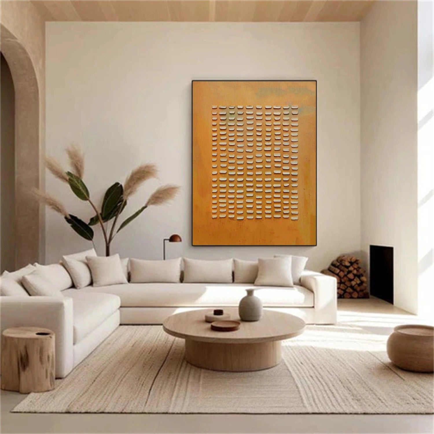 Wabi Sabi Textured Wall Art #VS147