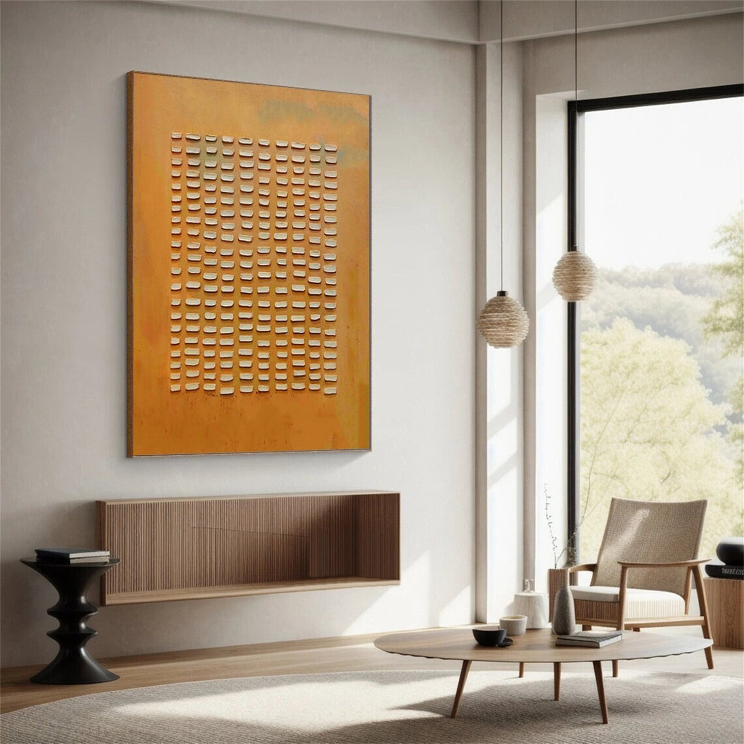 Wabi Sabi Textured Wall Art #VS147