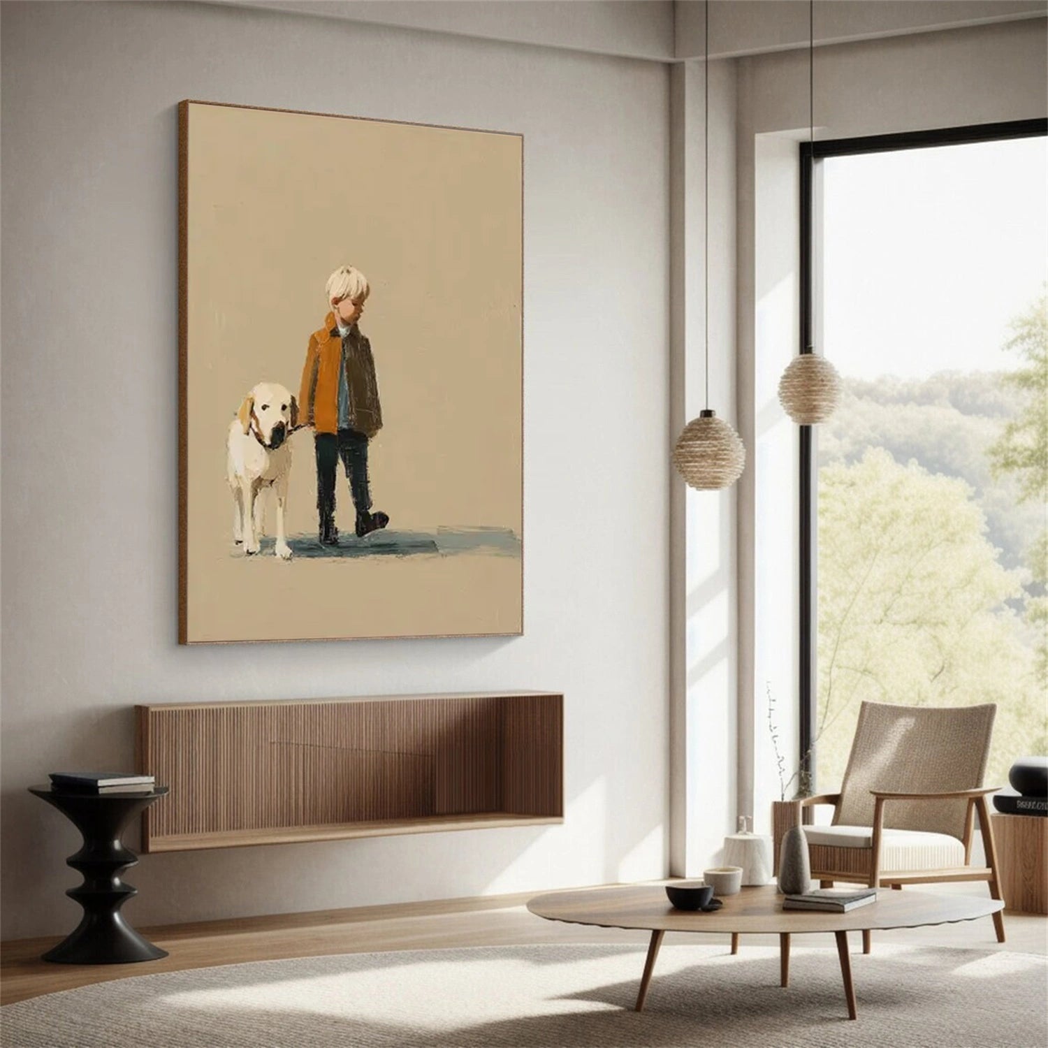 Abstract Animal Canvas Art #DW106