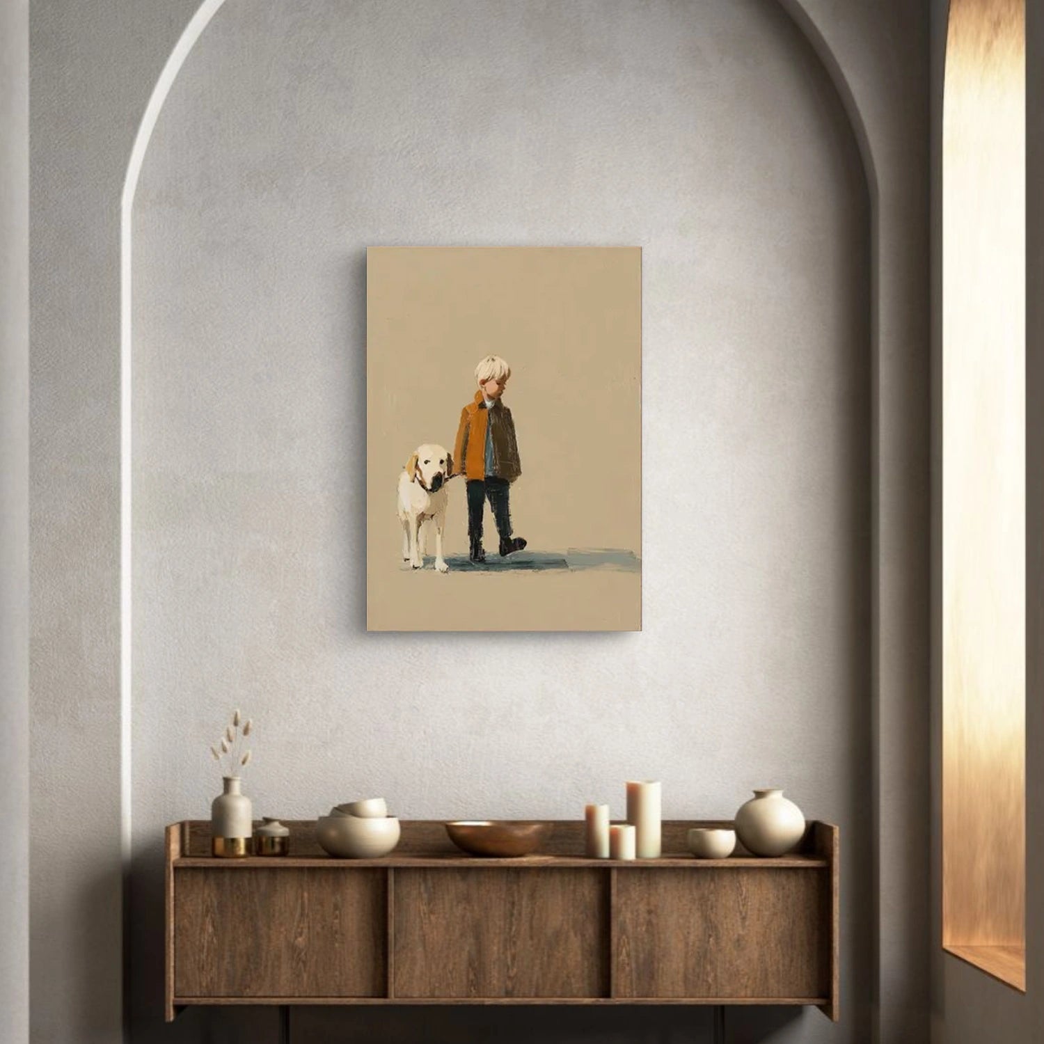 Abstract Animal Canvas Art #DW106