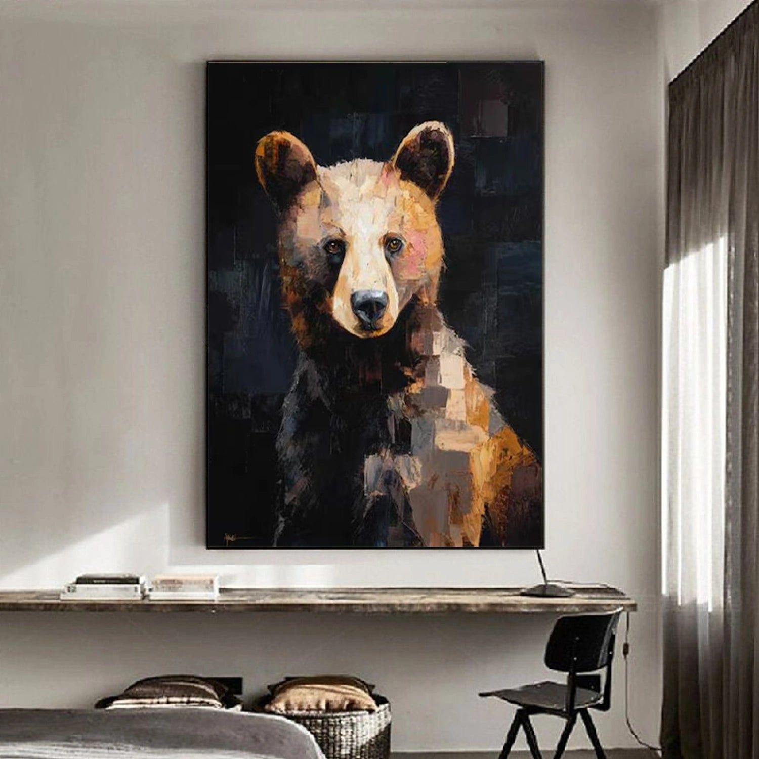 Abstract Animal Canvas Art #DW098