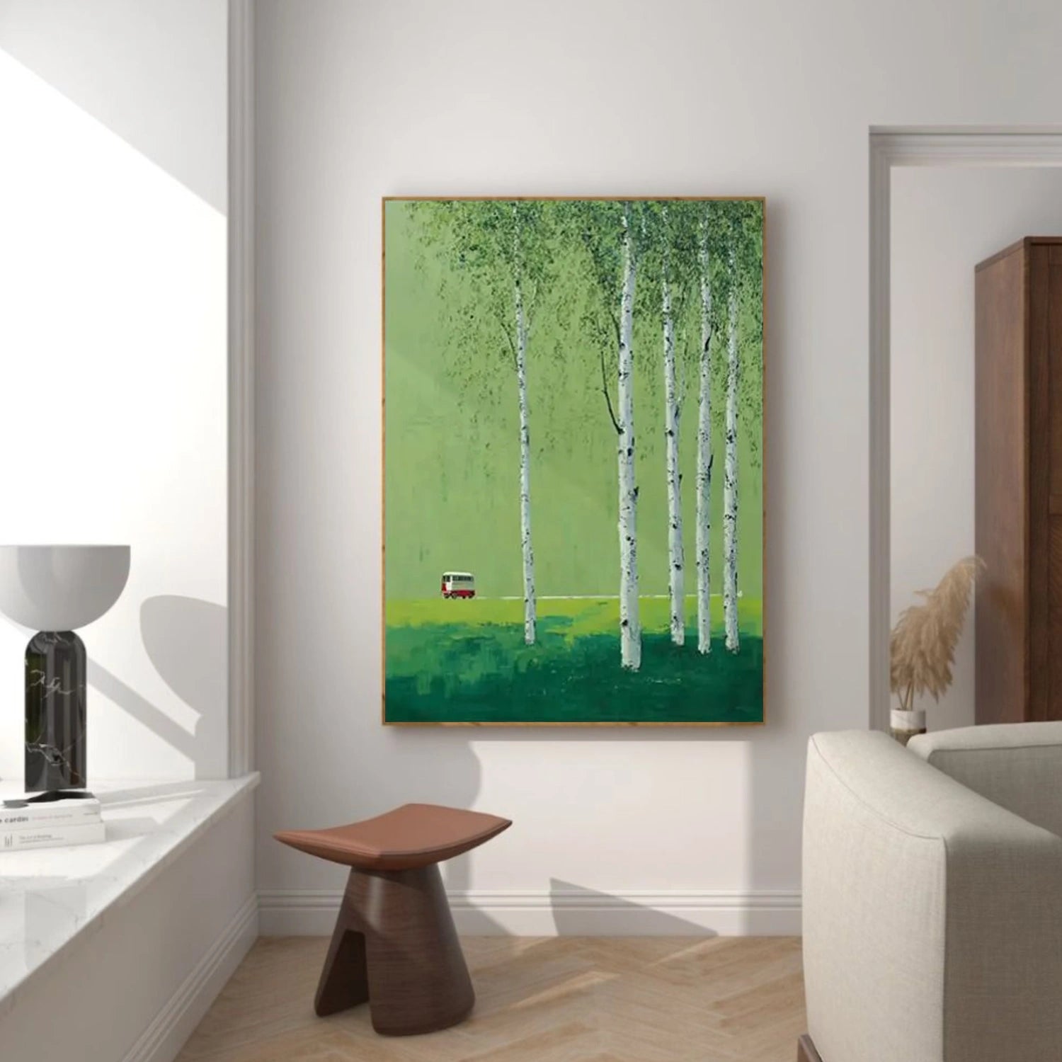 Abstract Flower And Tree Canvas Art  #MF151