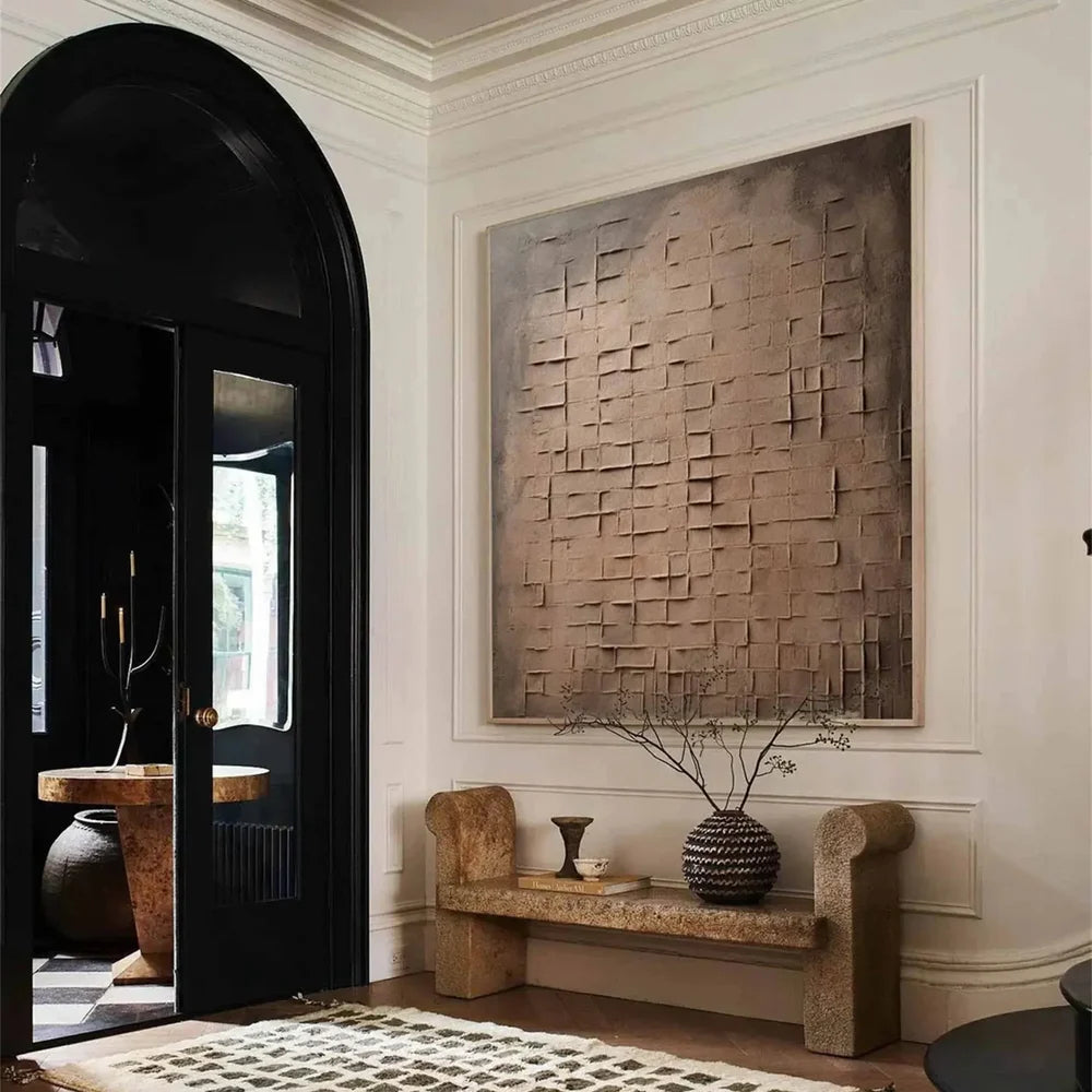 Wabi Sabi Textured Wall Art #VS061