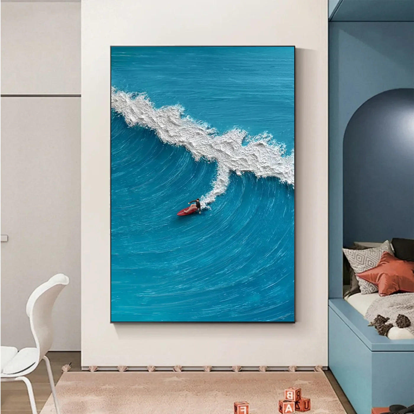 Surfing Sport Canvas Painting #PB020