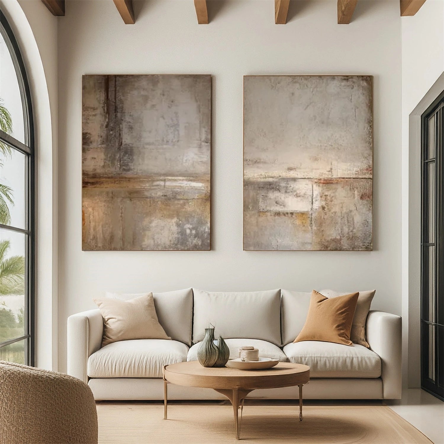 Wabi Sabi Wall Art Set of 2 #VS078