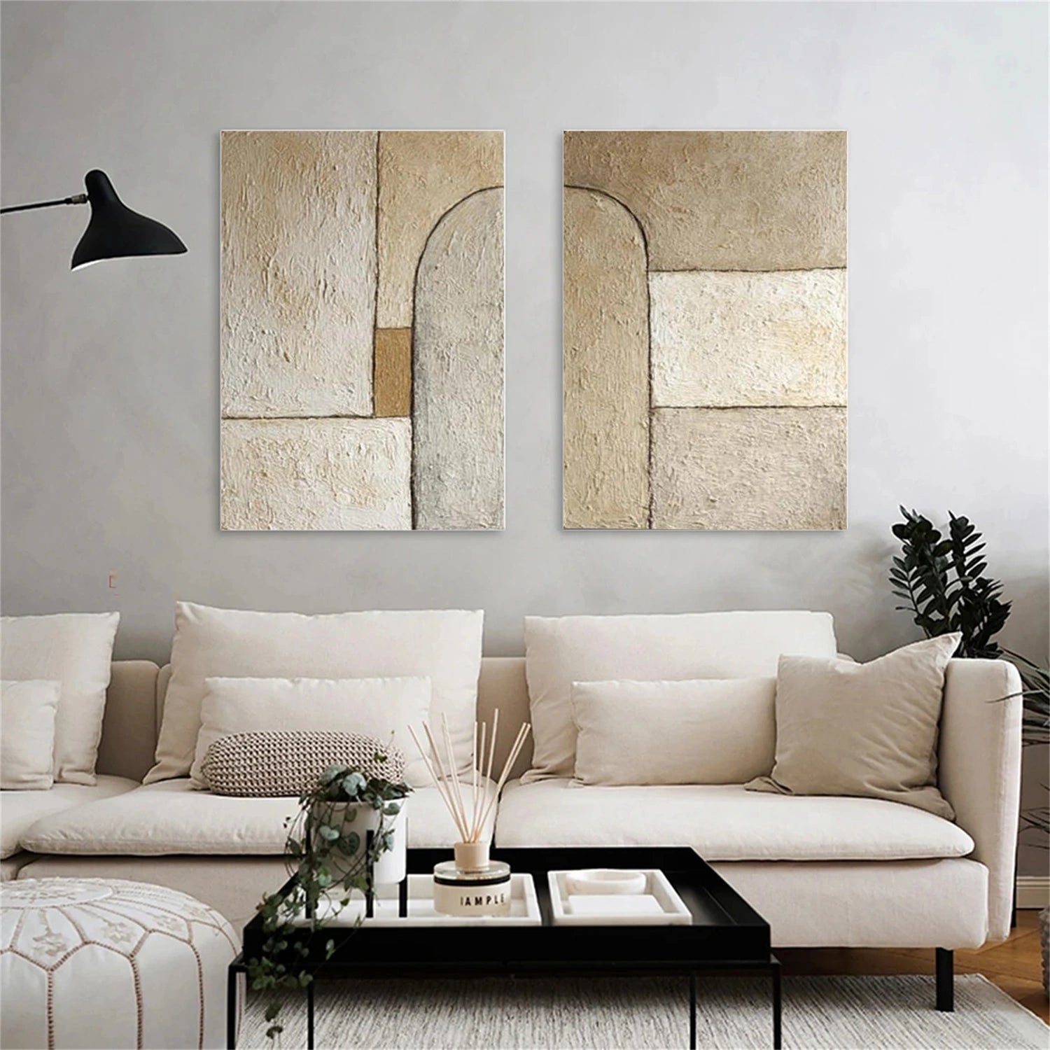 Wabi Sabi Wall Art Set of 2 #VS209
