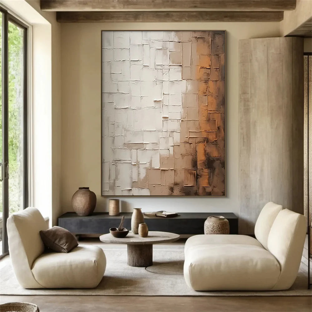 Wabi Sabi Textured Wall Art #VS058