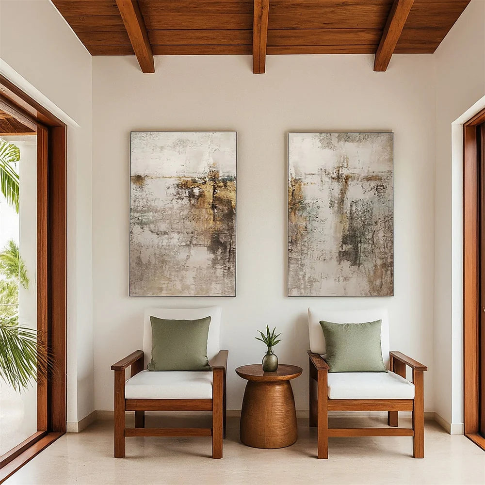 Wabi Sabi Wall Art Set of 2 #VS053